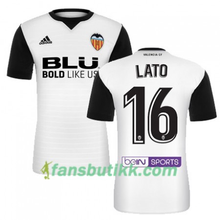 Fotballdrakt Valencia CF LATO Hjemmetrøye 2017-2018 Kortermet