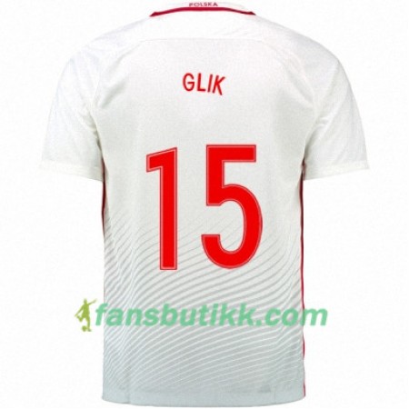 Fotballdrakt Polen KAMIL GLIK Hjemmetrøye Euro 2016