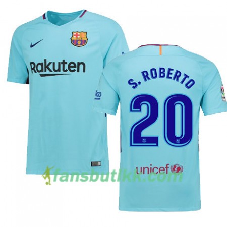 Fotballdrakt FC Barcelona Sergi Roberto 20 Bortetrøye 2017-2018 Kortermet