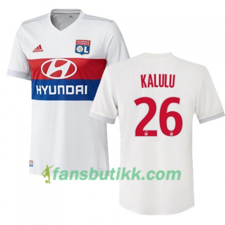 Fotballdrakt Olympique Lyonnais ALDO KALULU 26 Hjemmetrøye 2017-2018 Kortermet