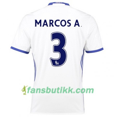 Fotballdrakt Chelsea MARCOS A 3 Tredjetrøye 2017-2018 Kortermet