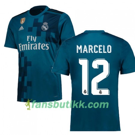 Fotballdrakt Real Madrid MARCELO 12 Tredjetrøye 2017-2018 Kortermet