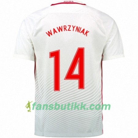 Fotballdrakt Polen JAKUB WAWRZYNIAK Hjemmetrøye Euro 2016