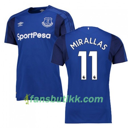 Fotballdrakt Everton MIRALLAS Hjemmetrøye 2017-2018 Kortermet