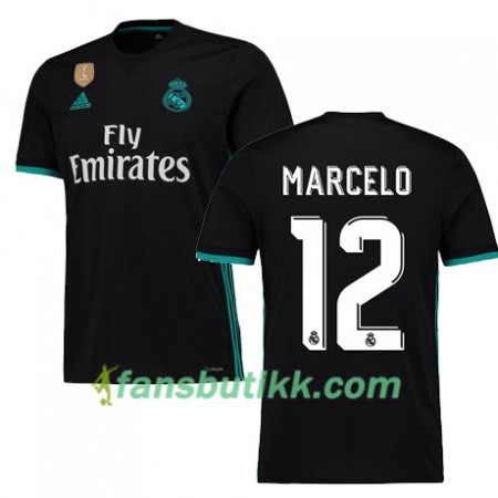 Fotballdrakt Real Madrid MARCELO 12 Bortetrøye 2017-2018 Kortermet