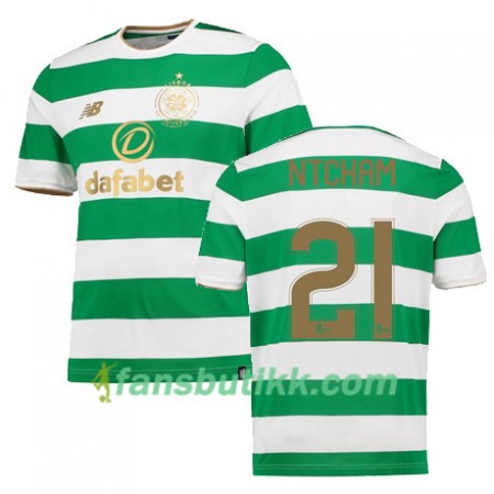 Fotballdrakt Celtic FC OLIVIER NTCHAM Hjemmetrøye 2017-2018 Kortermet