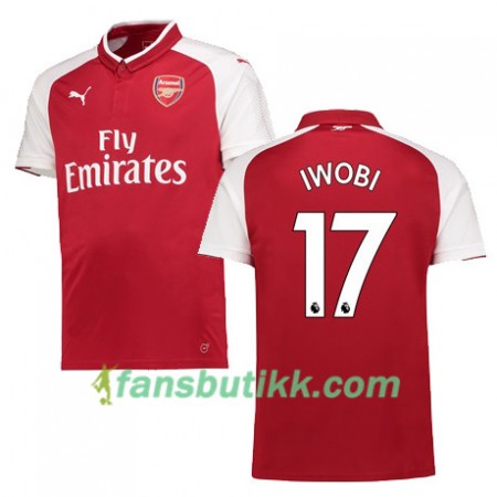 Fotballdrakt Arsenal IWOBI 17 Hjemmetrøye 2017-2018 Kortermet