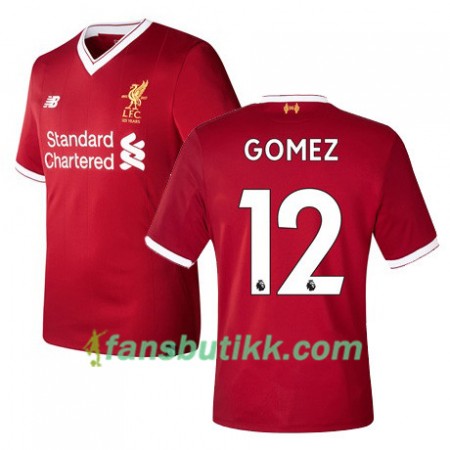 Fotballdrakt Liverpool GOMEZ 12 Hjemmetrøye 2017-2018 Kortermet