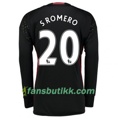 Fotballdrakt Manchester United S ROMERO 20 Hjemmetrøye 2017-2018 Langermet