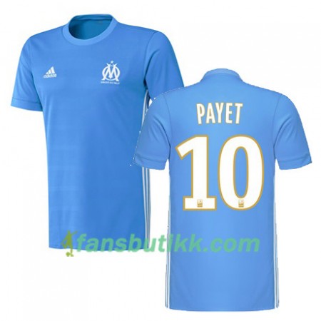 Fotballdrakt Olympique de Marseille Dimitri Payet 10 Bortetrøye 2017-2018 Kortermet