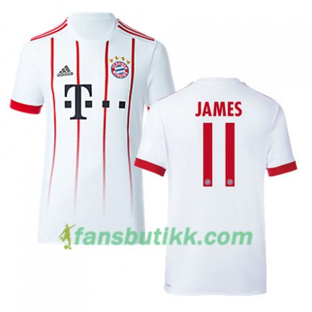 Fotballdrakt FC Bayern München JAMES 11 Tredjetrøye 2017-2018 Kortermet