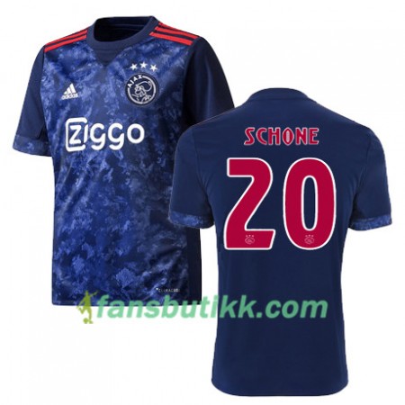 Fotballdrakt AFC Ajax LASSE SCHONE 20 Bortetrøye 2017-2018 Kortermet