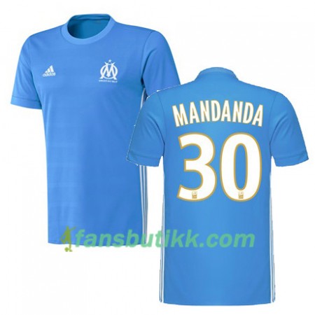 Fotballdrakt Olympique de Marseille MANDANDA 30 Bortetrøye 2017-2018 Kortermet