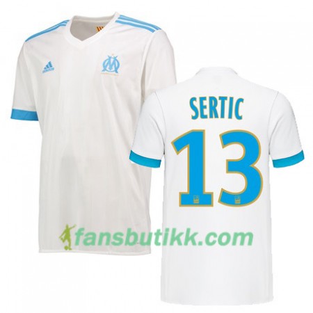 Fotballdrakt Olympique de Marseille Gregory Sertic 13 Hjemmetrøye 2017-2018 Kortermet