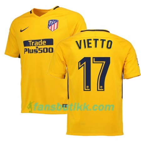 Fotballdrakt Atlético Madrid VIETTO 17 Bortetrøye 2017-2018 Kortermet