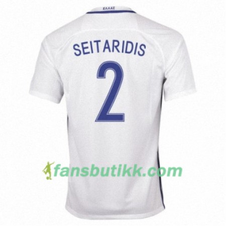 Fotballdrakt Hellas GIOURKAS SEITARIDIS Hjemmetrøye 2016/17 Kortermet