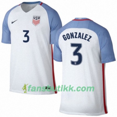 Fotballdrakt USA OMAR GONZALEZ Hjemmetrøye 2016/17 Kortermet