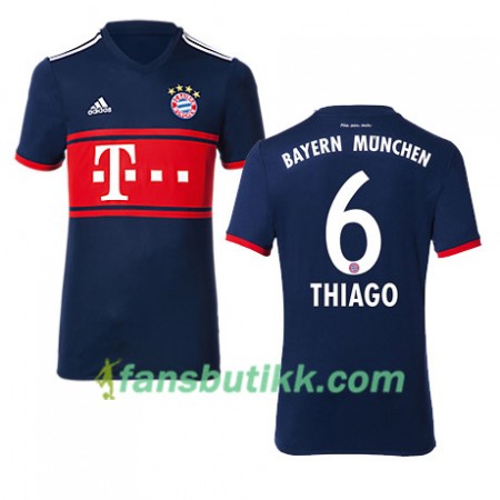 Fotballdrakt FC Bayern München THIAGO 6 Bortetrøye 2017-2018 Kortermet
