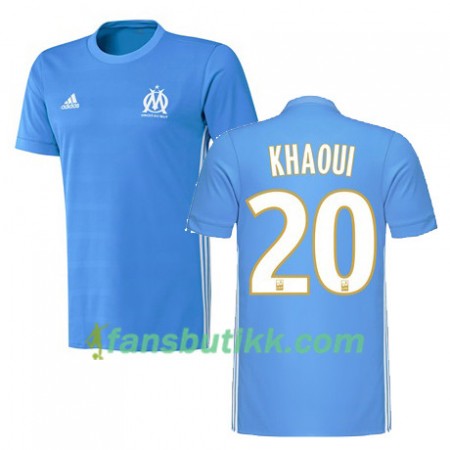 Fotballdrakt Olympique de Marseille SAIF EDDINE KHAOUI 20 Bortetrøye 2017-2018 Kortermet