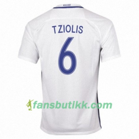 Fotballdrakt Hellas ALEXANDROS TZIOLIS Hjemmetrøye 2016/17 Kortermet