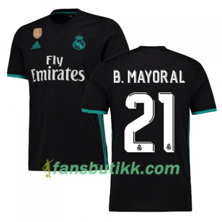 Fotballdrakt Real Madrid BORJA MAYORAL 21 Bortetrøye 2017-2018 Kortermet