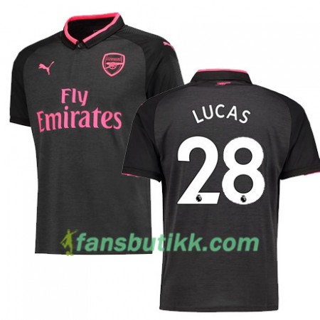 Fotballdrakt Arsenal LUCAS 28 Tredjetrøye 2017-2018 Kortermet