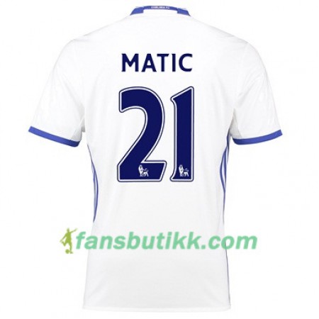 Fotballdrakt Chelsea MATIC 21 Tredjetrøye 2017-2018 Kortermet
