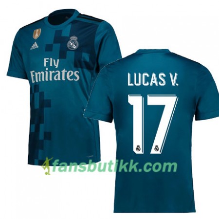 Fotballdrakt Real Madrid LUCAS V 17 Tredjetrøye 2017-2018 Kortermet