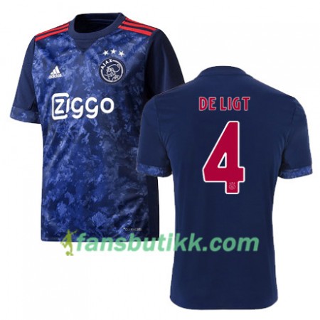 Fotballdrakt AFC Ajax Matthijs de Ligt 4 Bortetrøye 2017-2018 Kortermet