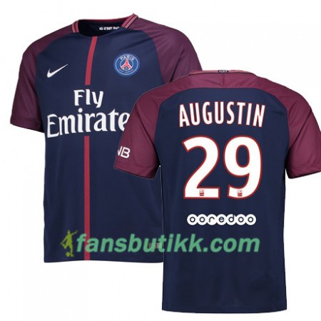 Fotballdrakt Paris SG JEAN KEVIN AUGUSTIN 29 Hjemmetrøye 2017-2018 Kortermet
