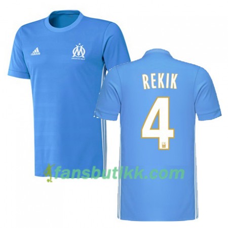 Fotballdrakt Olympique de Marseille KARIM REKIK 4 Bortetrøye 2017-2018 Kortermet