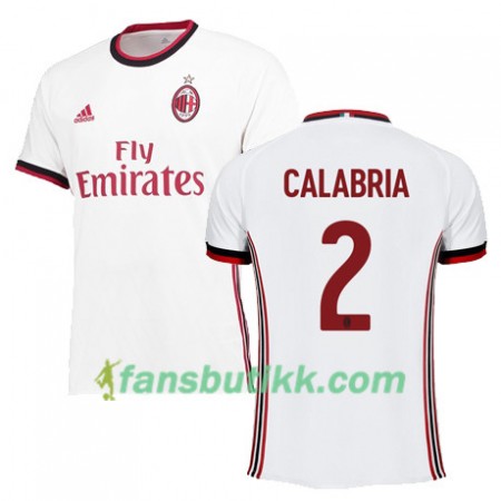Fotballdrakt AC Milan CALABRIA 2 Bortetrøye 2017-2018 Kortermet