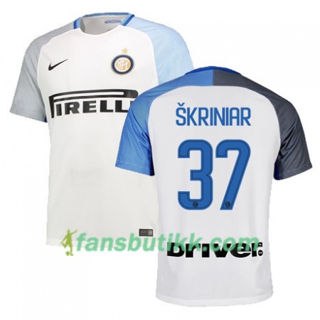 Fotballdrakt Inter SKRINIAR 37 Bortetrøye 2017-2018 Kortermet