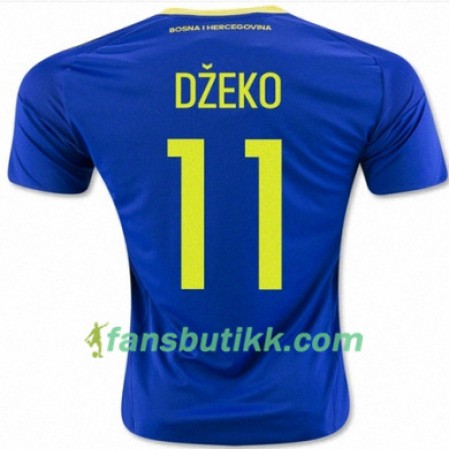 Fotballdrakt Bosnia-Hercegovina DZEKO Hjemmetrøye 2016/17 Kortermet