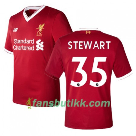 Fotballdrakt Liverpool STEWART 35 Hjemmetrøye 2017-2018 Kortermet