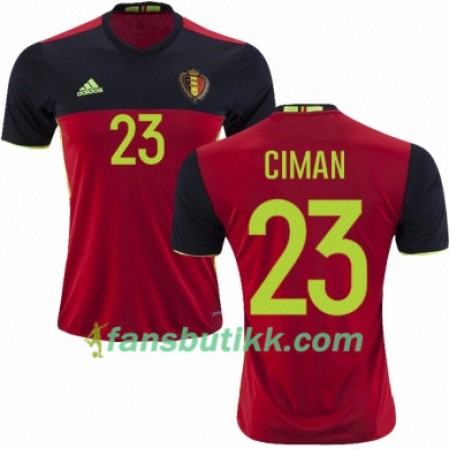 Fotballdrakt Belgia LAURENT CIMAN Hjemmetrøye Euro 2016