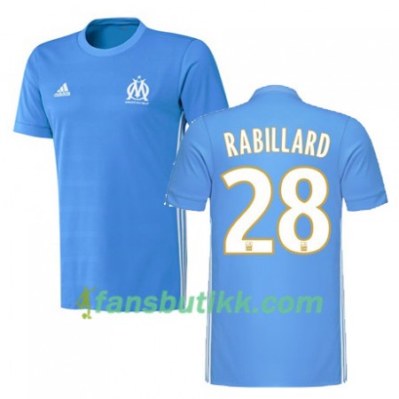Fotballdrakt Olympique de Marseille ANTOINE RABILLARD 28 Bortetrøye 2017-2018 Kortermet