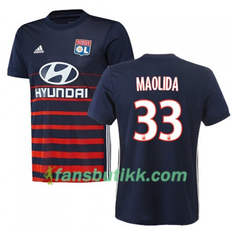 Fotballdrakt Olympique Lyonnais MYZIANE MAOLIDA 33 Bortetrøye 2017-2018 Kortermet