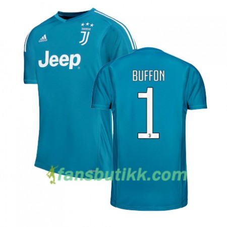 Fotballdrakt Juventus BUFFON 1 Hjemmetrøye 2017-2018 Kortermet