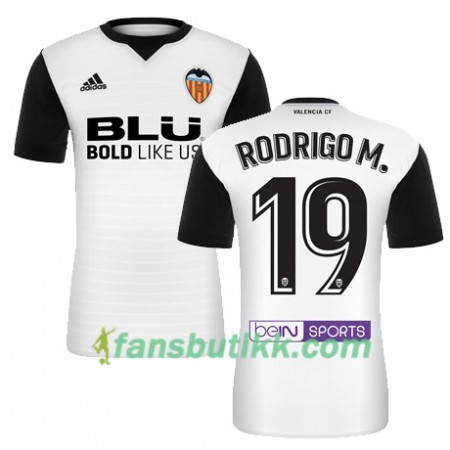 Fotballdrakt Valencia CF RODRIGO M Hjemmetrøye 2017-2018 Kortermet