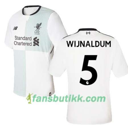 Fotballdrakt Liverpool WIJNALDUM 5 Bortetrøye 2017-2018 Kortermet