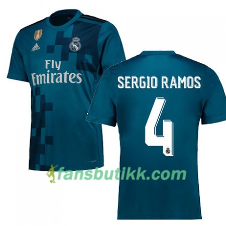 Fotballdrakt Real Madrid SERGIO RAMOS 4 Tredjetrøye 2017-2018 Kortermet