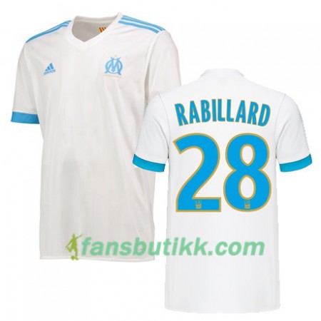 Fotballdrakt Olympique de Marseille ANTOINE RABILLARD 28 Hjemmetrøye 2017-2018 Kortermet