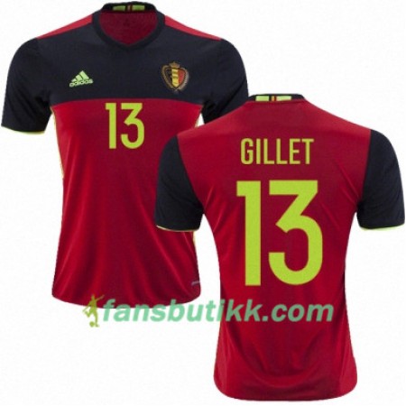 Fotballdrakt Belgia JEAN FRANCOIS GILLET Hjemmetrøye Euro 2016