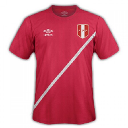 Fotballdrakt Peru Bortetrøye 2016/17 Kortermet