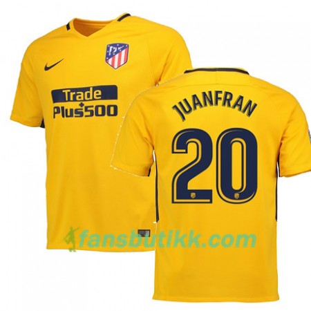 Fotballdrakt Atlético Madrid JUANFRAN 20 Bortetrøye 2017-2018 Kortermet
