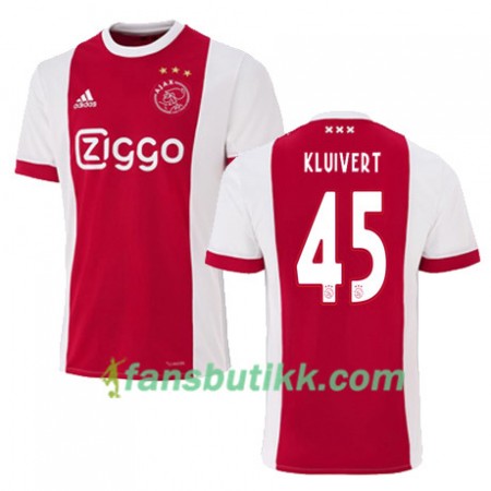 Fotballdrakt AFC Ajax Justin Kluivert 45 Hjemmetrøye 2017-2018 Kortermet