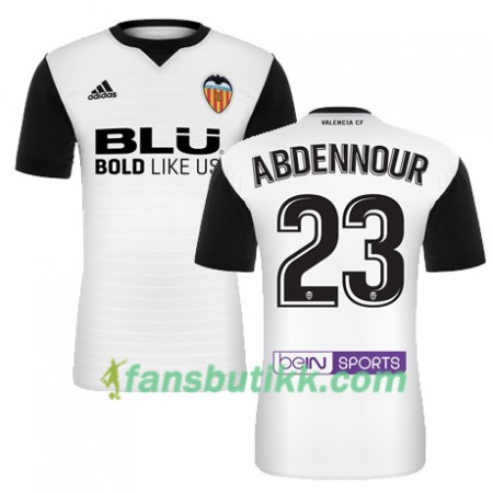 Fotballdrakt Valencia CF ABDENNOUR Hjemmetrøye 2017-2018 Kortermet