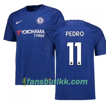 Fotballdrakt Chelsea PEDRO 11 Hjemmetrøye 2017-2018 Kortermet