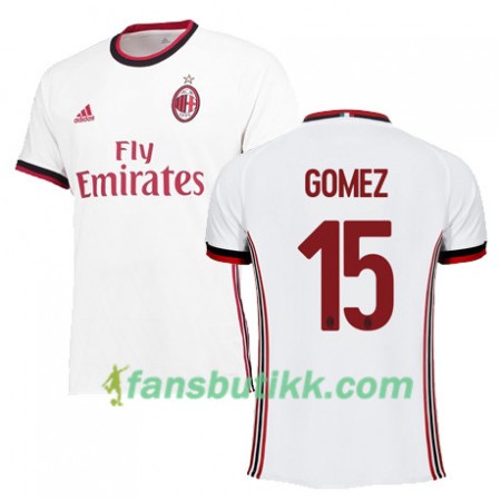 Fotballdrakt AC Milan GOMEZ 15 Bortetrøye 2017-2018 Kortermet
